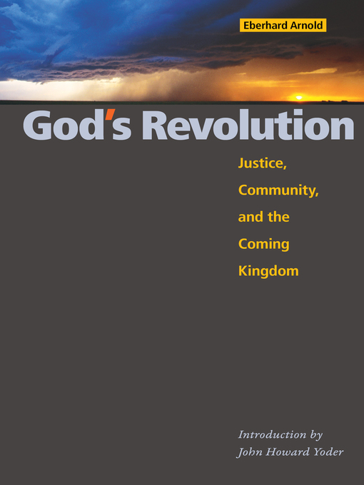 Title details for God's Revolution by Eberhard Arnold - Available